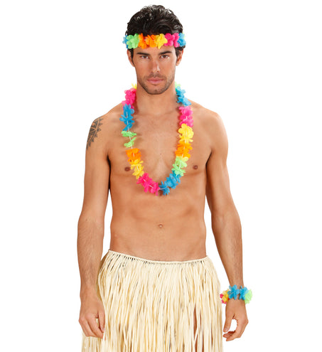 e-carnavalskleding-SYK Hawaii set tropical