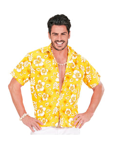 e-carnavalskleding-SYK Hawaii shirt geel tropical Danny