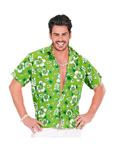 e-carnavalskleding-SYK Hawaii shirt groen tropical Danny