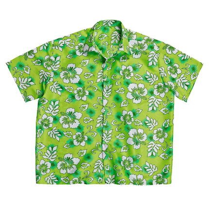e-carnavalskleding-SYK Hawaii shirt groen tropical Danny