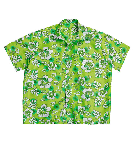 e-carnavalskleding-SYK Hawaii shirt groen tropical Danny