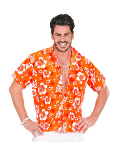 e-carnavalskleding-SYK Hawaii shirt oranje tropical Danny