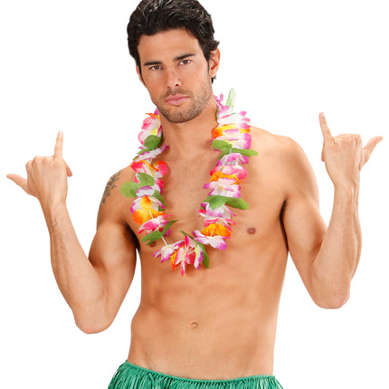 e-carnavalskleding-SYK Hawaii slinger bloemenkrans Fleur