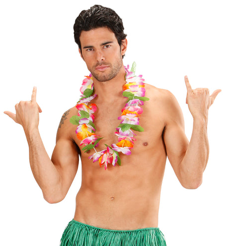 e-carnavalskleding-SYK Hawaii slinger bloemenkrans Fleur