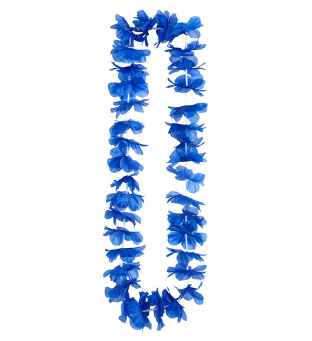 e-carnavalskleding-SYK Hawaii slinger ketting donker blauw