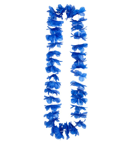 e-carnavalskleding-SYK Hawaii slinger ketting donker blauw
