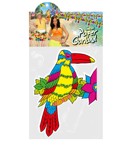 e-carnavalskleding-SYK Hawaii slinger Toekan