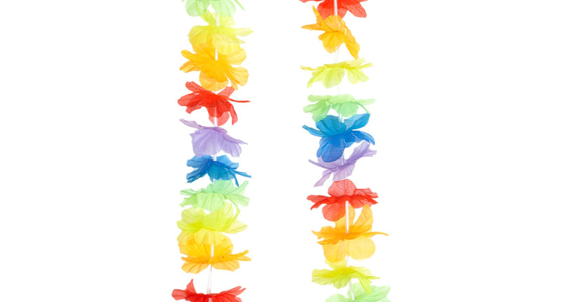 e-carnavalskleding-SYK Hawaiikrans regenboog
