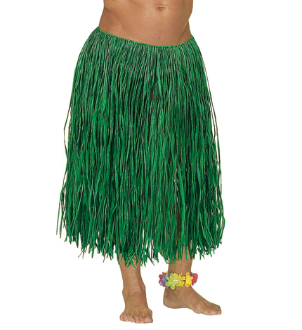 e-carnavalskleding-SYK Hawaiirokje groen lang