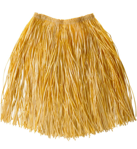 e-carnavalskleding-SYK Hawaiirokje stro naturel 55cm