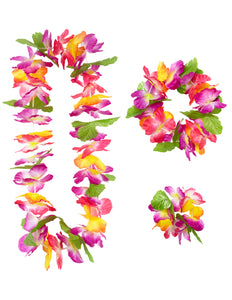 e-carnavalskleding-SYK Hawaiiset slinger en armbanden Lotte