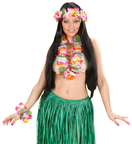 e-carnavalskleding-SYK Hawaiiset slinger en armbanden Lotte