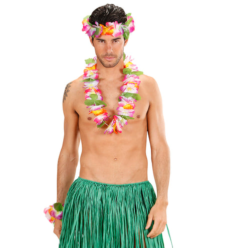 e-carnavalskleding-SYK Hawaiiset slinger en armbanden Lotte