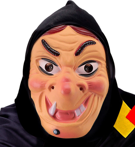 e-carnavalskleding-SYK Heksenmasker Rina met hoofddoek