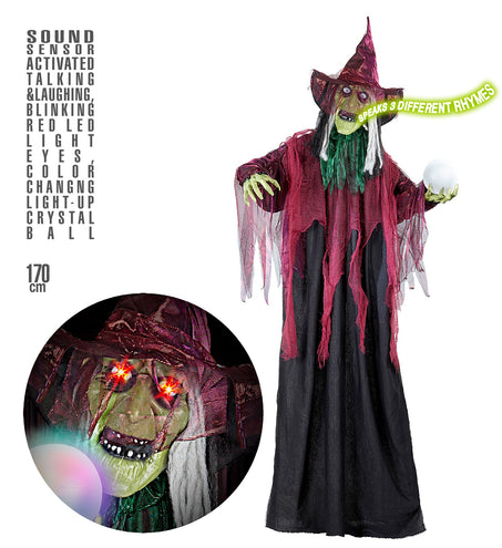 e-carnavalskleding-SYK Heksenpop decoratie Halloween 170cm
