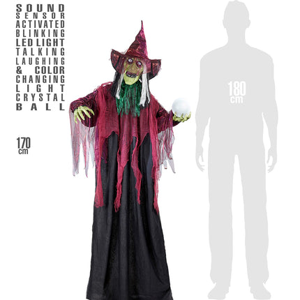 e-carnavalskleding-SYK Heksenpop decoratie Halloween 170cm