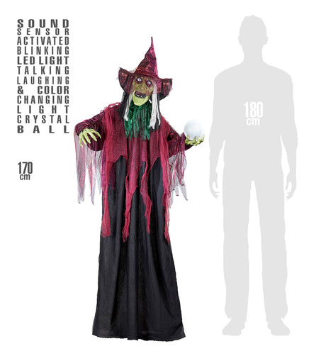 e-carnavalskleding-SYK Heksenpop decoratie Halloween 170cm