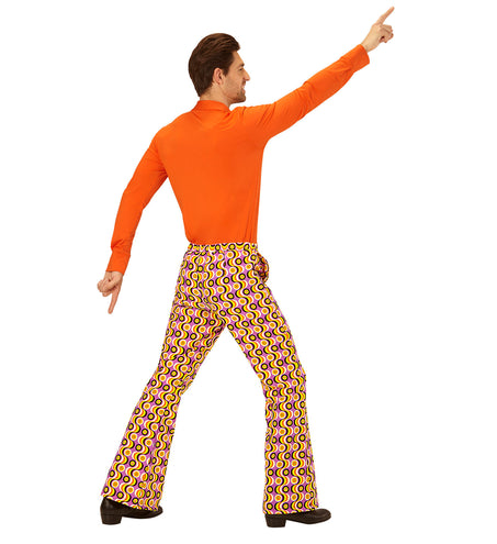 e-carnavalskleding-SYK Heren disco broek jaren 70
