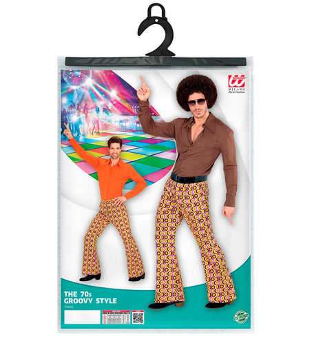 e-carnavalskleding-SYK Heren disco broek jaren 70