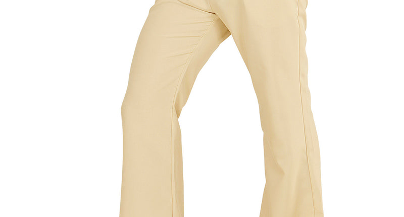 e-carnavalskleding-SYK Heren disco broek jaren 70 beige