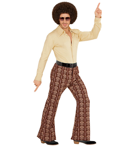 e-carnavalskleding-SYK Heren disco broek jaren 70 old school