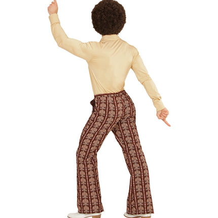 e-carnavalskleding-SYK Heren disco broek jaren 70 old school