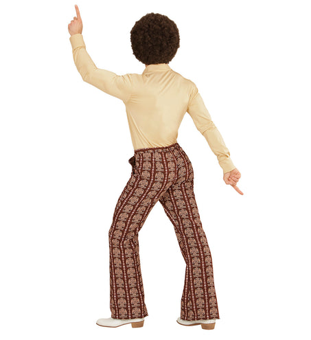 e-carnavalskleding-SYK Heren disco broek jaren 70 old school