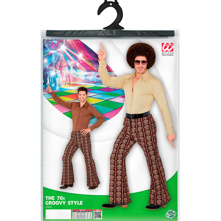 e-carnavalskleding-SYK Heren disco broek jaren 70 old school