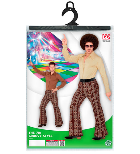 e-carnavalskleding-SYK Heren disco broek jaren 70 old school