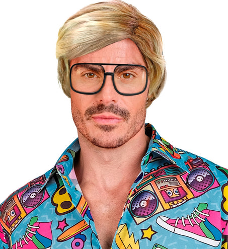 e-carnavalskleding-SYK Heren PRUIK blond