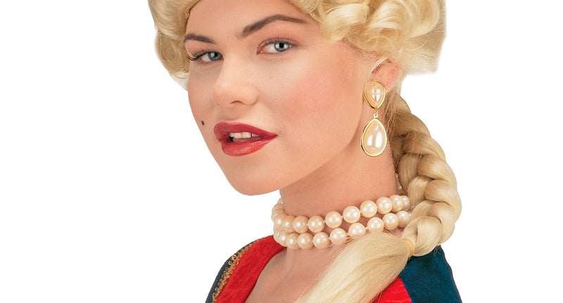 e-carnavalskleding-SYK Hertogin pruik blond volwassenen