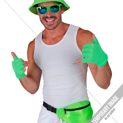 e-carnavalskleding-SYK Heuptasje pailletten neon groen