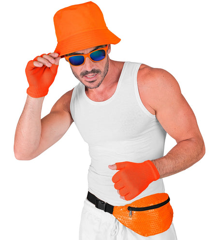 e-carnavalskleding-SYK Heuptasje pailletten neon oranje