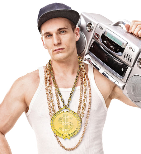 e-carnavalskleding-SYK Hiphop Dollar ketting