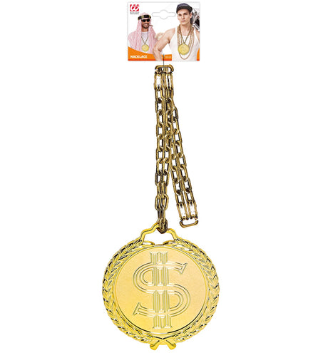 e-carnavalskleding-SYK Hiphop Dollar ketting