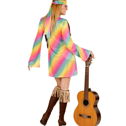 e-carnavalskleding-SYK Hippe hippie jurkjes voor dames