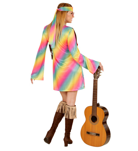e-carnavalskleding-SYK Hippe hippie jurkjes voor dames