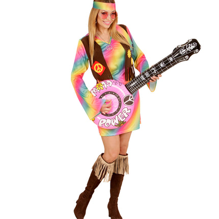 e-carnavalskleding-SYK Hippe hippie jurkjes voor dames