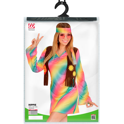 e-carnavalskleding-SYK Hippe hippie jurkjes voor dames