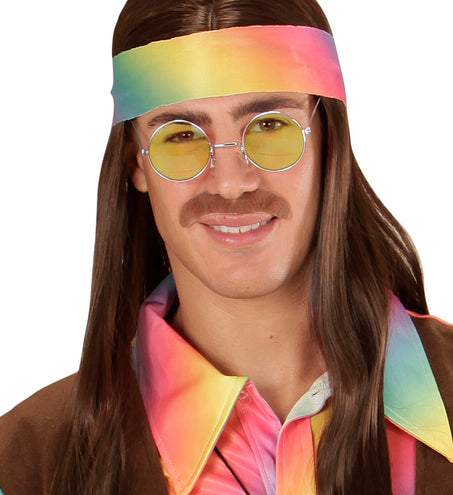 e-carnavalskleding-SYK Hippie bril geel grote glazen
