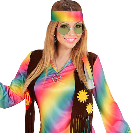 e-carnavalskleding-SYK Hippie bril groen grote glazen