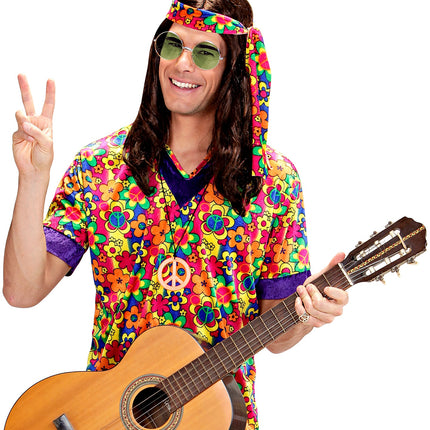 e-carnavalskleding-SYK Hippie bril groen grote glazen