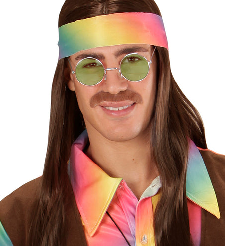 e-carnavalskleding-SYK Hippie bril groen grote glazen