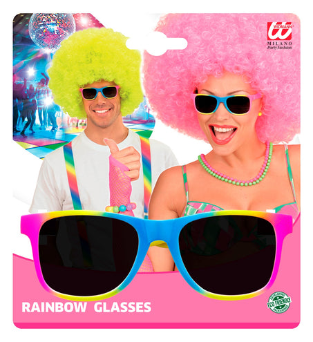 e-carnavalskleding-SYK Hippie bril regenboog karakter