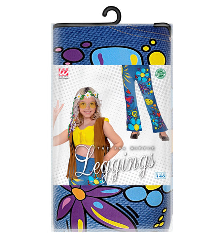 e-carnavalskleding-SYK Hippie broek kinderen 70's