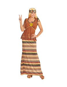 e-carnavalskleding-SYK Hippie Dame pak