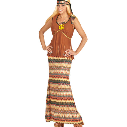 e-carnavalskleding-SYK Hippie Dame pak