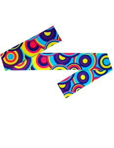 e-carnavalskleding-SYK Hippie hoofdband blauw tinten