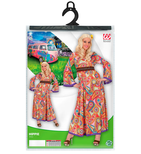 e-carnavalskleding-SYK Hippie jurk Melanie dames