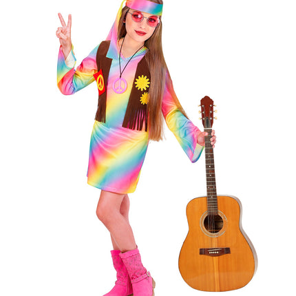 e-carnavalskleding-SYK Hippie jurkjes voor meisjes